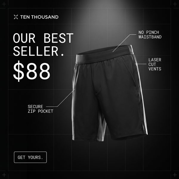 Ten Thousand spec ad: Our Best Seller. $88.
